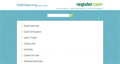 Desktop Screenshot of cashshare.org
